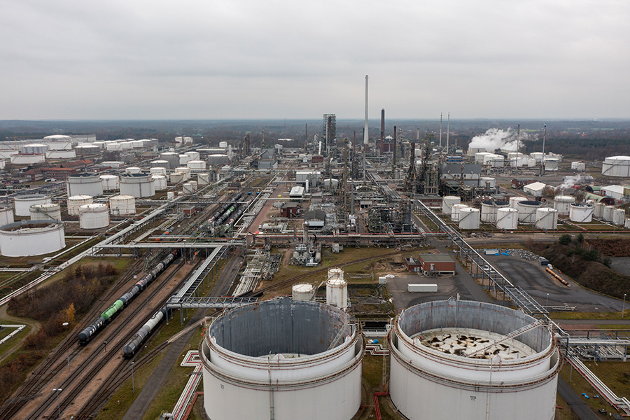 Raffineriekraftwerk von BP in Lingen (Ems)