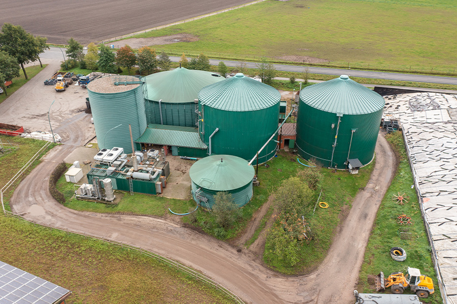 Biogasanlage bei Münster